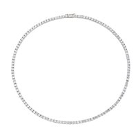 Collana Amen Donna Tennis in Argento Zircone CLTNTOBB - CLTNTOBB